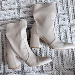 Stuart Weitzman Flareblock 85 Stretch Bootie Size 8.5 US